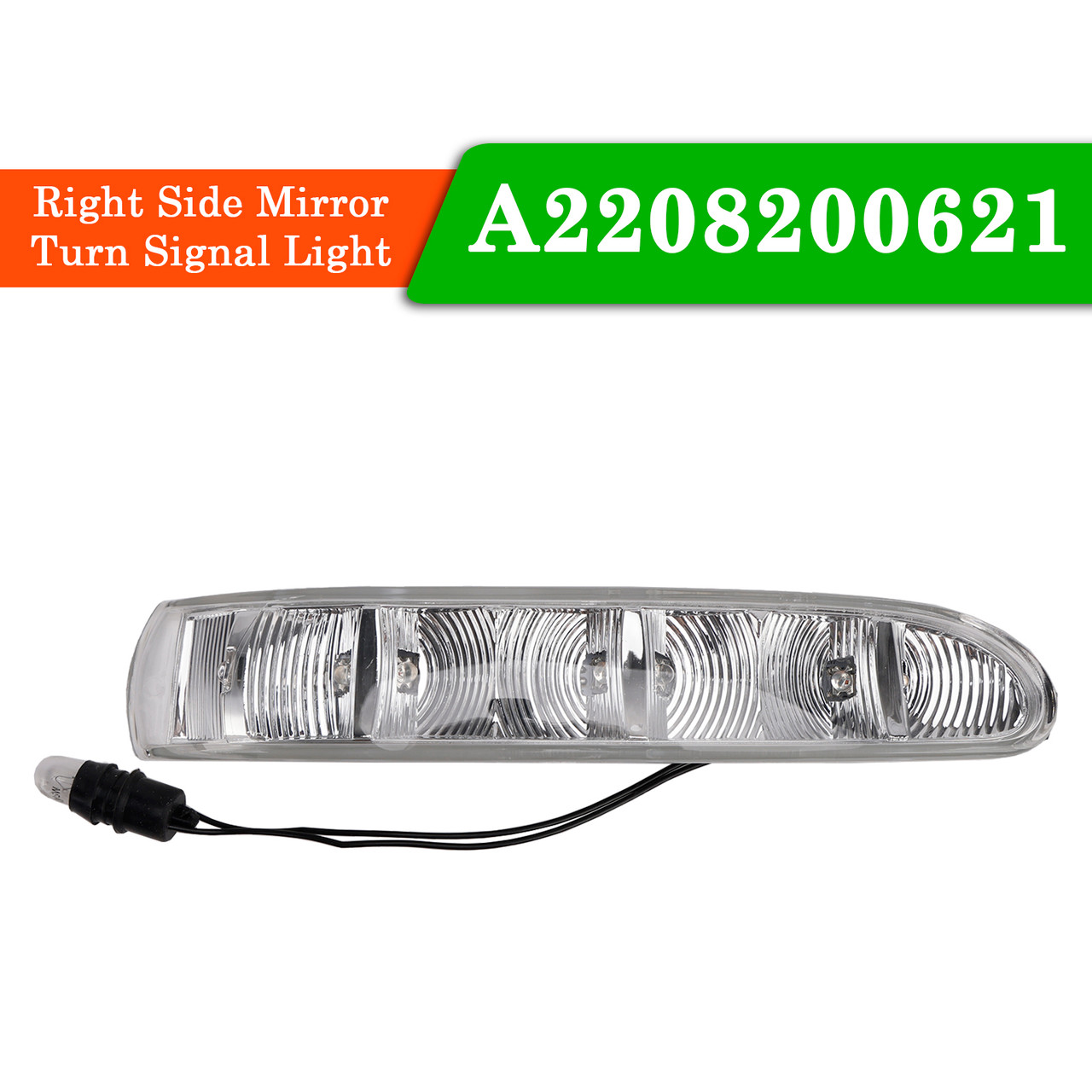 2002-2006 Mercedes-Benz W220 W215 CL55 CL500 CL600 Right Side Mirror Turn Signal Light A2208200621 Generic