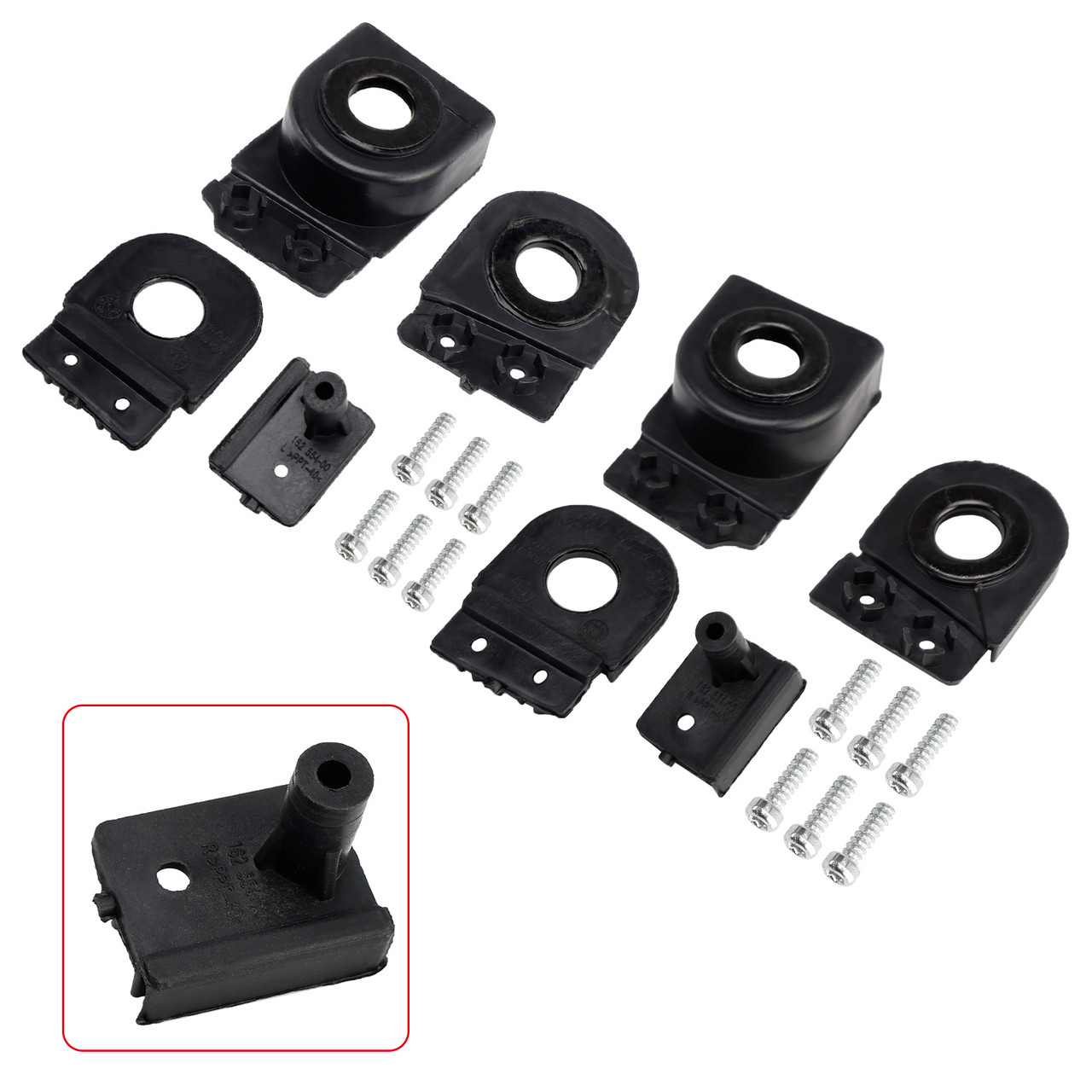 2008-2011 Audi RS6 C6 A Pair Car Headlight Repair Kit 4F0998121 4F0998122 Generic