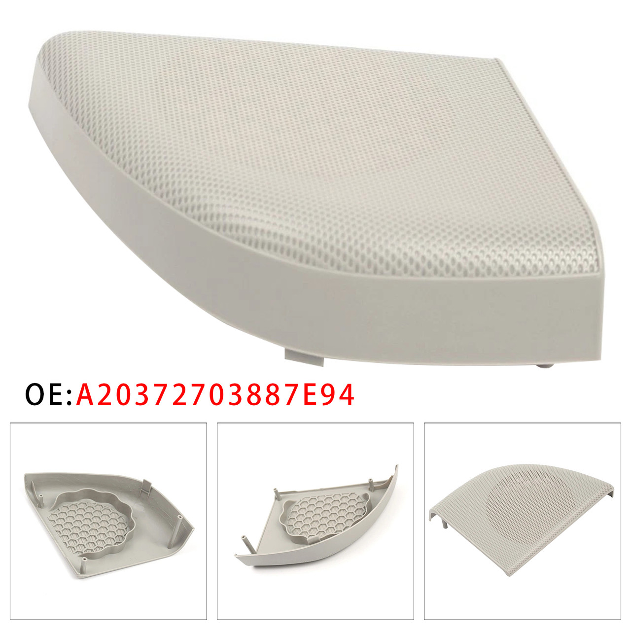 Mercedes Benz W203 C-Class CLC-Class Left Front Door Speaker Cover A20372703887E94 Generic