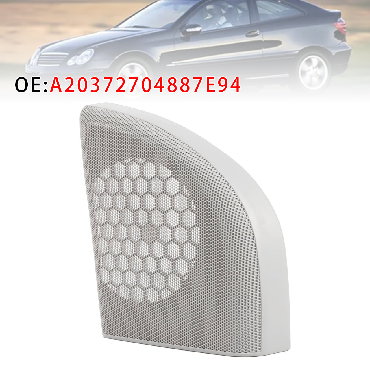 Mercedes Benz W203 C-Class CLC-Class Right Front Door Speaker Cover A20372703887E94 Generic
