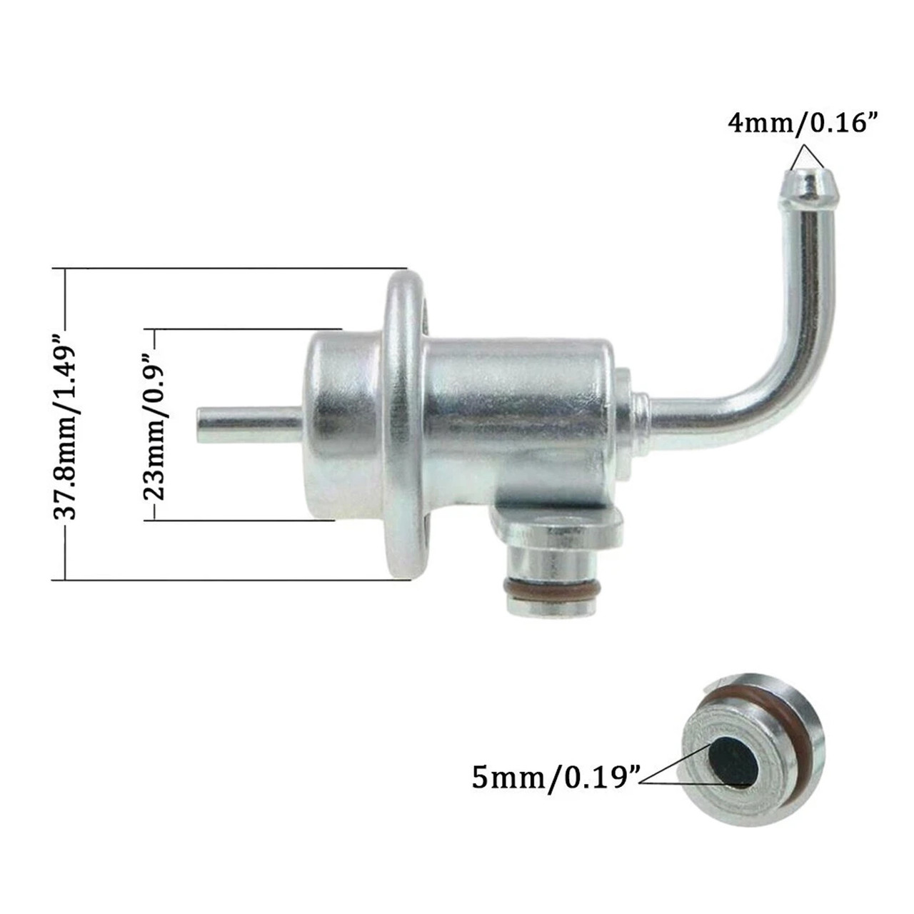 1996-2002 Toyota 4Runner 3.4L Fuel Pressure Regulator 23280-62030 Generic