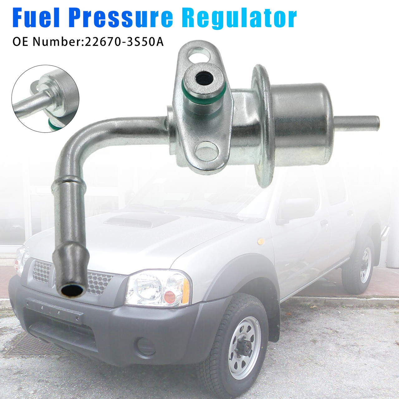 1998-2004 2.4L Nissan Frontier 2.4L Fuel Pressure Regulator 22670-3S50A Generic