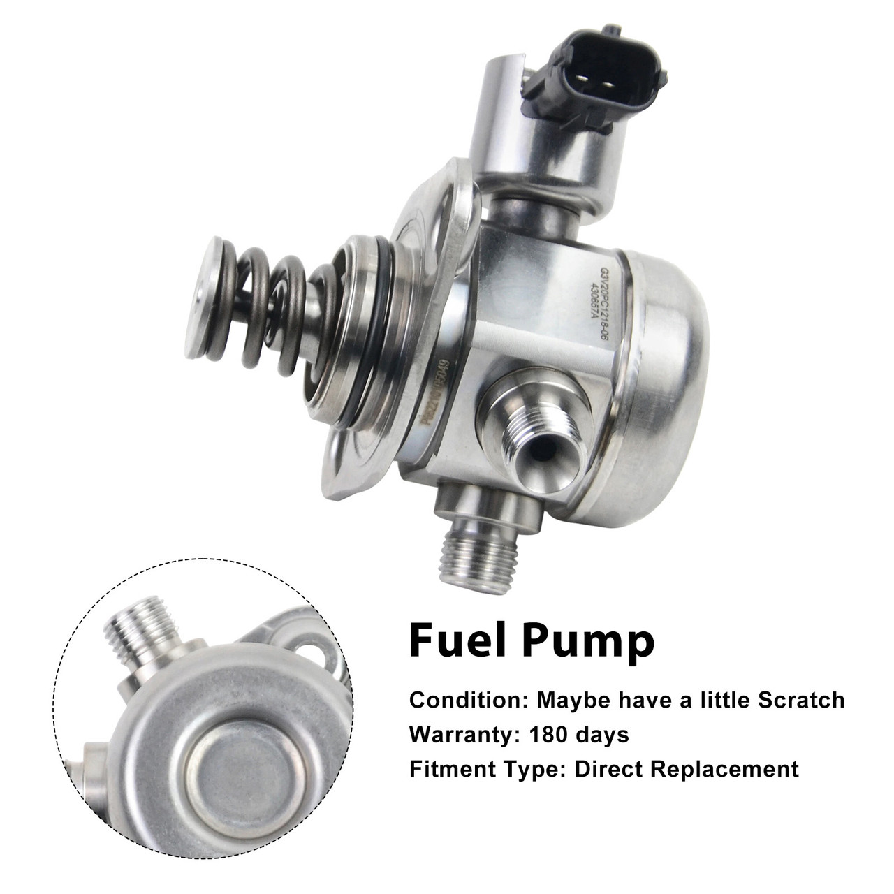 2019 JAGUAR XE 5.0L V8 Supercharged 2019 High Pressure Fuel Pump AJ813784 Generic