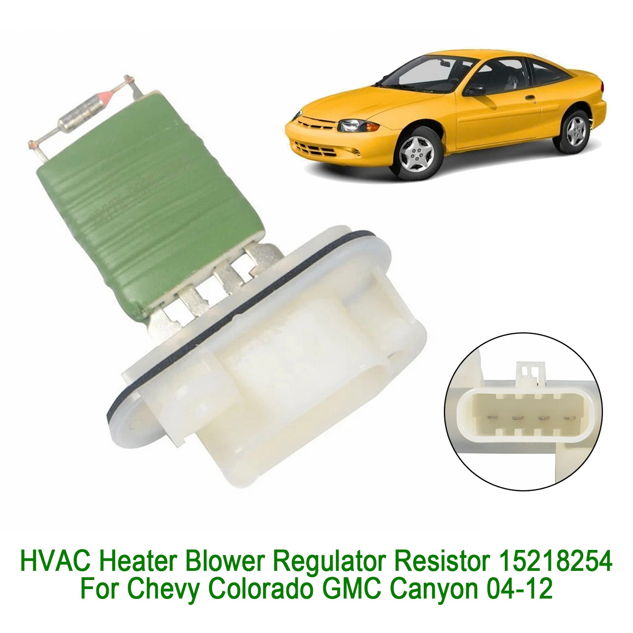 2006- 2008 Isuzu i-290 i-350 i-370 i-280 HVAC Heater Blower Regulator Resistor 15218254 Generic