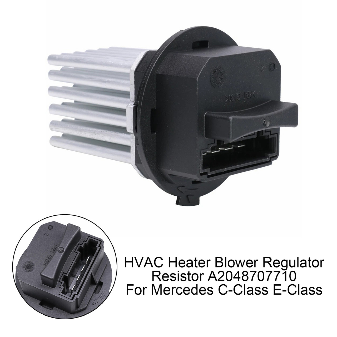 2009- Mercedes E-Class W212 S212 HVAC Heater Blower Regulator Resistor A2048707710 Generic