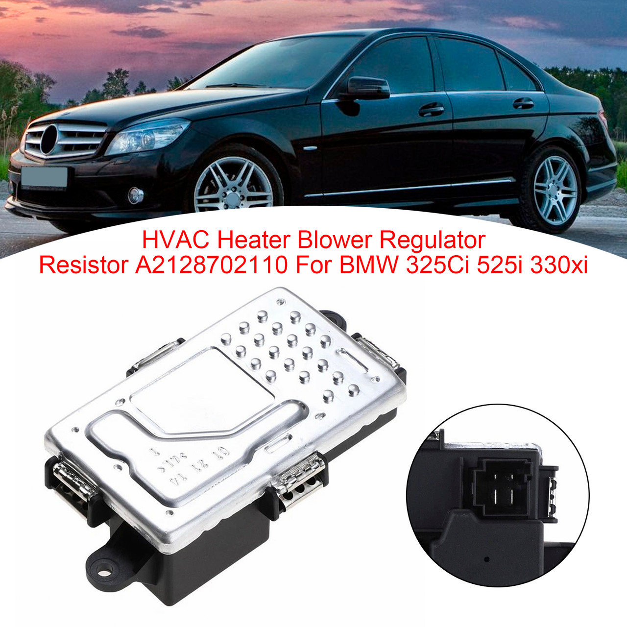 2011- Mercedes-Benz CLS C218 X218 HVAC Heater Blower Regulator Resistor A2128702110 Generic