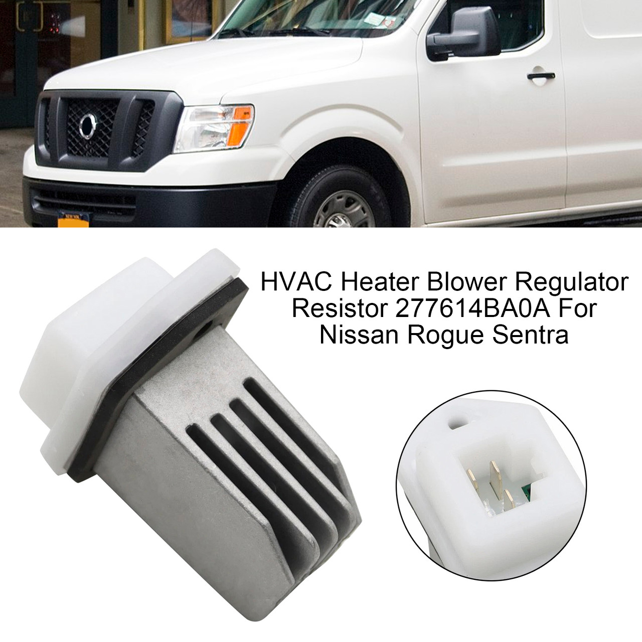 2007-2017 Nissan Rogue Sentra Titan HVAC Heater Blower Regulator Resistor 277614BA0A Generic