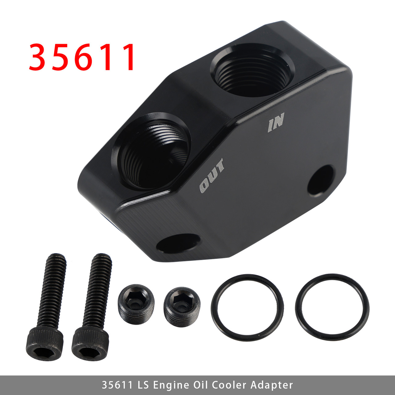 LS Engine Oil Cooler Adapter 35611 Generic