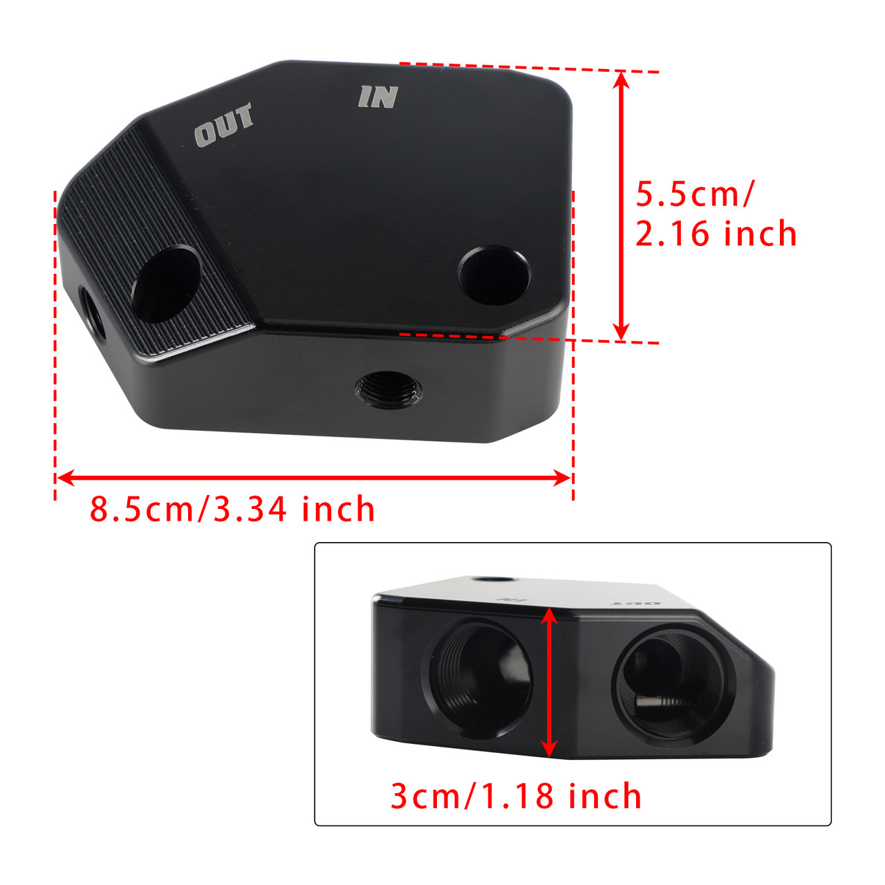 LS Engine Oil Cooler Adapter 35611 Generic