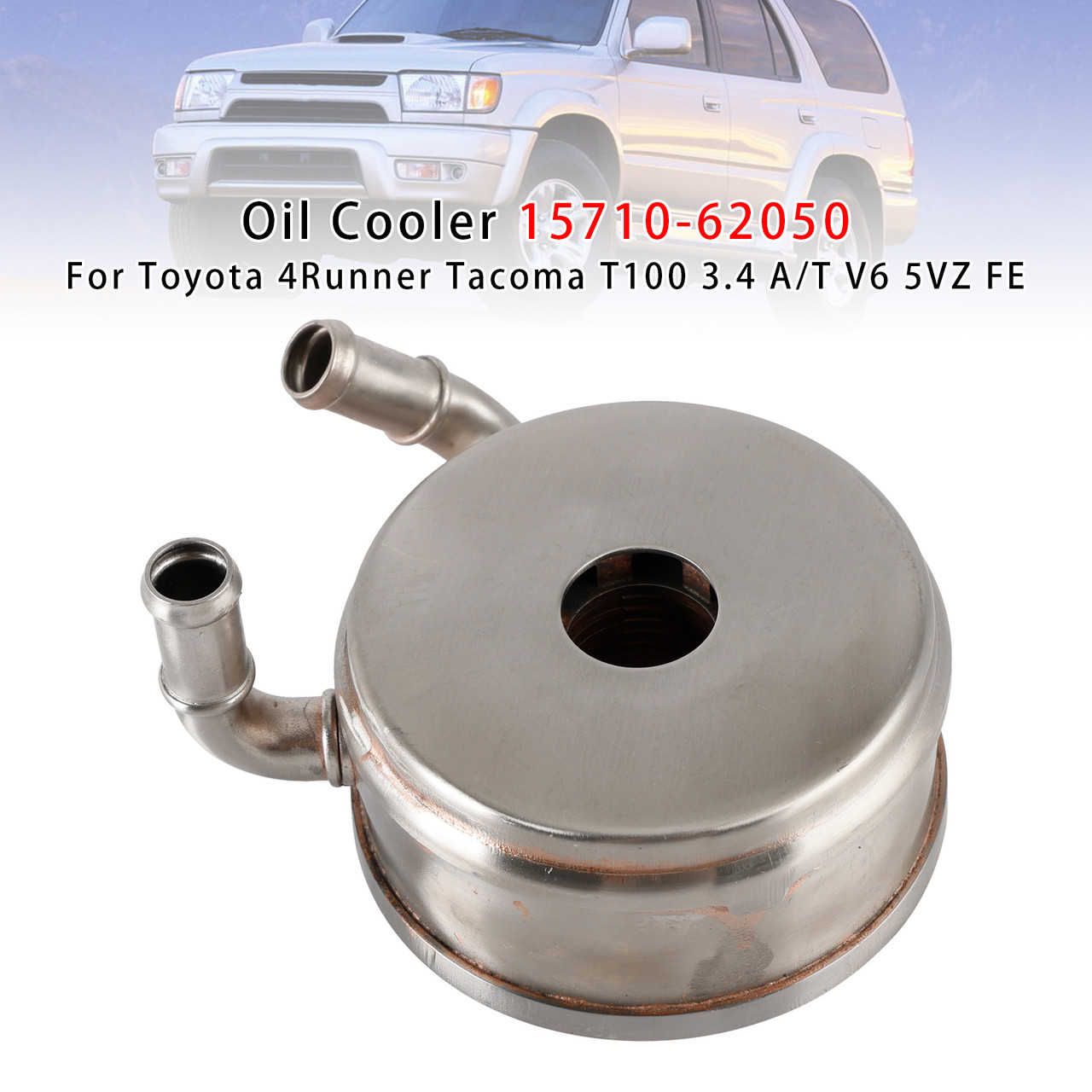 1996-2002 TOYOTA 4Runner A/T 3.4L V6 5VZ 5VZ-FE Oil Cooler 15710-62050 Generic