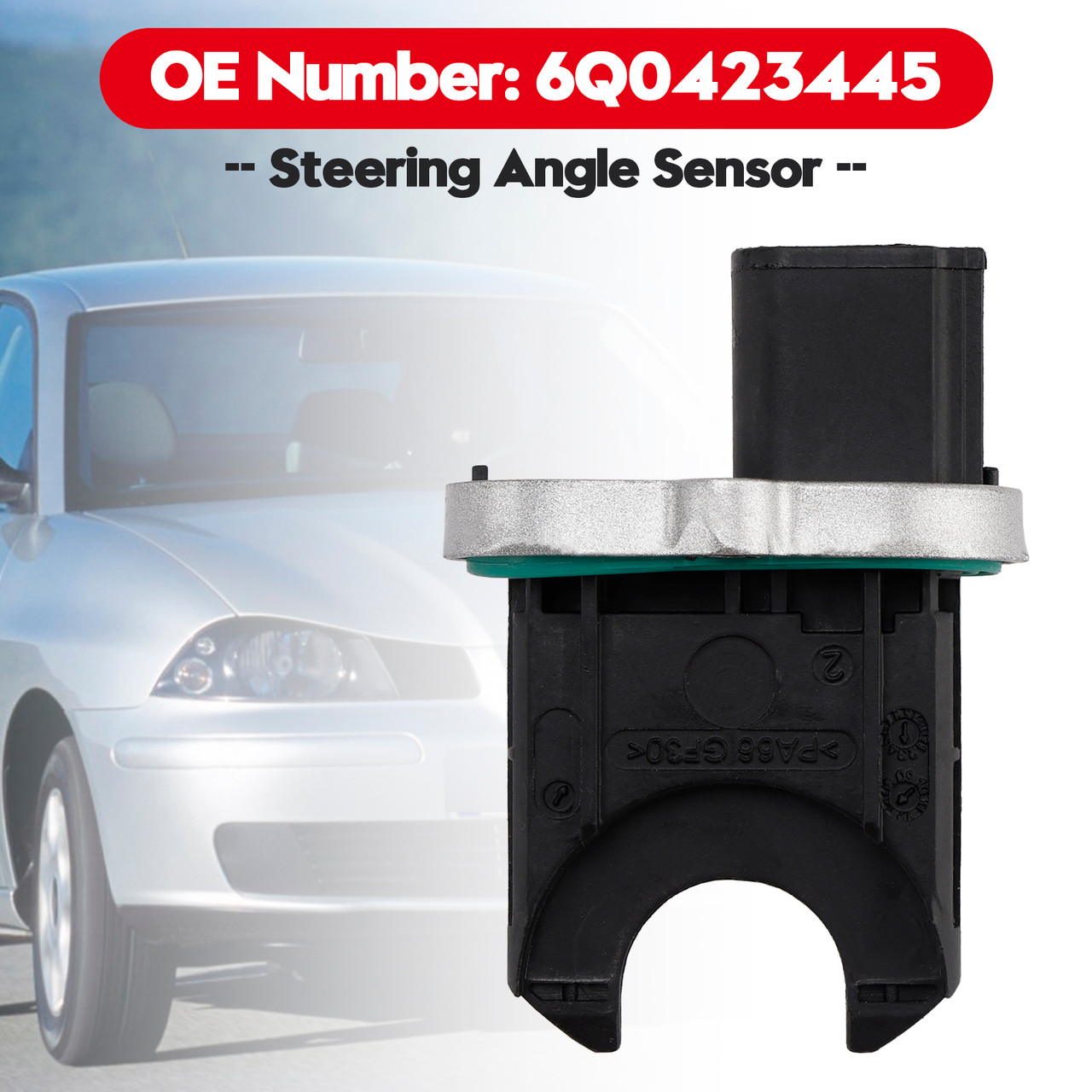 Skoda FABIA I/ II RAPID ROOMSTER Praktik Steering Angle Sensor 6Q0423445 Generic