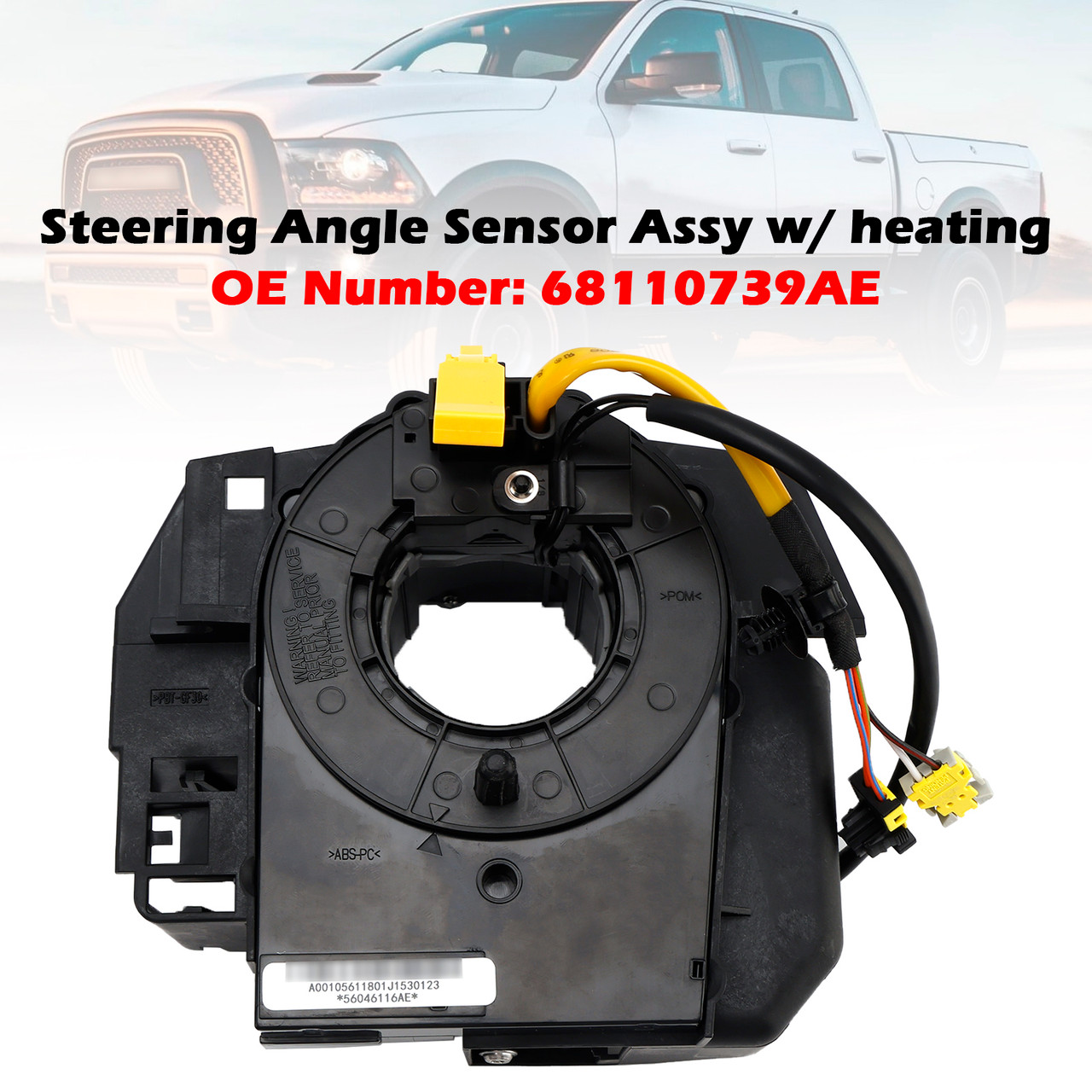 2013-2018 Ram 1500 2500 3500 Clock Spring With Angle Sensor 68110739AE Generic