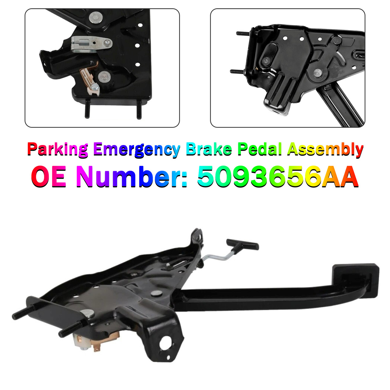 1987‑1995 Jeep Wrangler YJ Parking Emergency Brake Pedal Assembly 5093656AA Generic