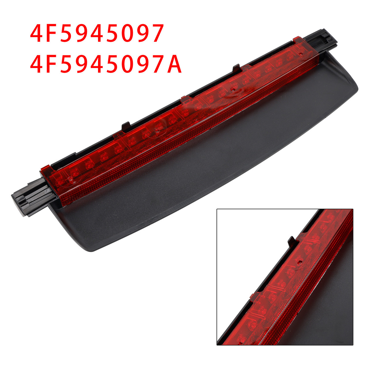 2006-2011 AUDI A6 S6 C6 Sedan 4-Door Third Brake Light Stop Lamp 4F5945097 Generic