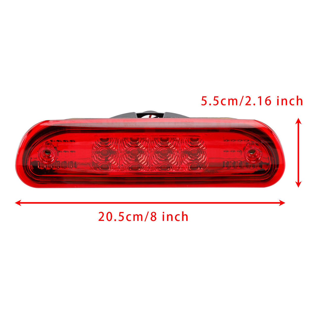 1999-2004 Jeep Grand Cherokee LED Third Brake Light Stop Lamp 55155140 Red Generic