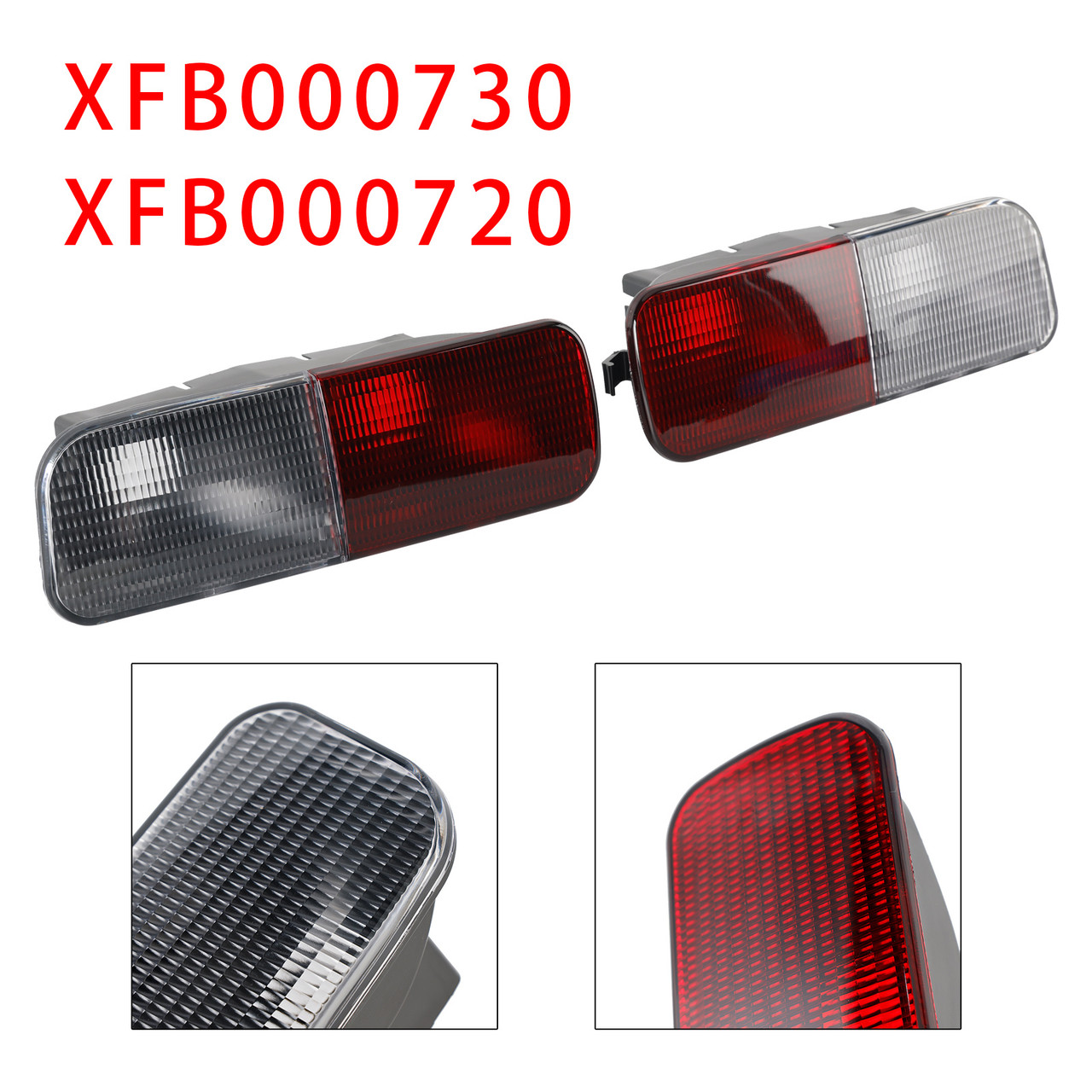 1999-2002 Discovery 2 Left+Right Rear Bumper Light Reverse Fog Lamp XFB000730 Generic