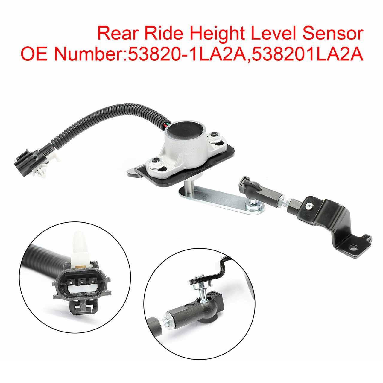 2014-2024 INFINITI QX80 Ride Height Level Sensor Rear 538201LA2A Generic