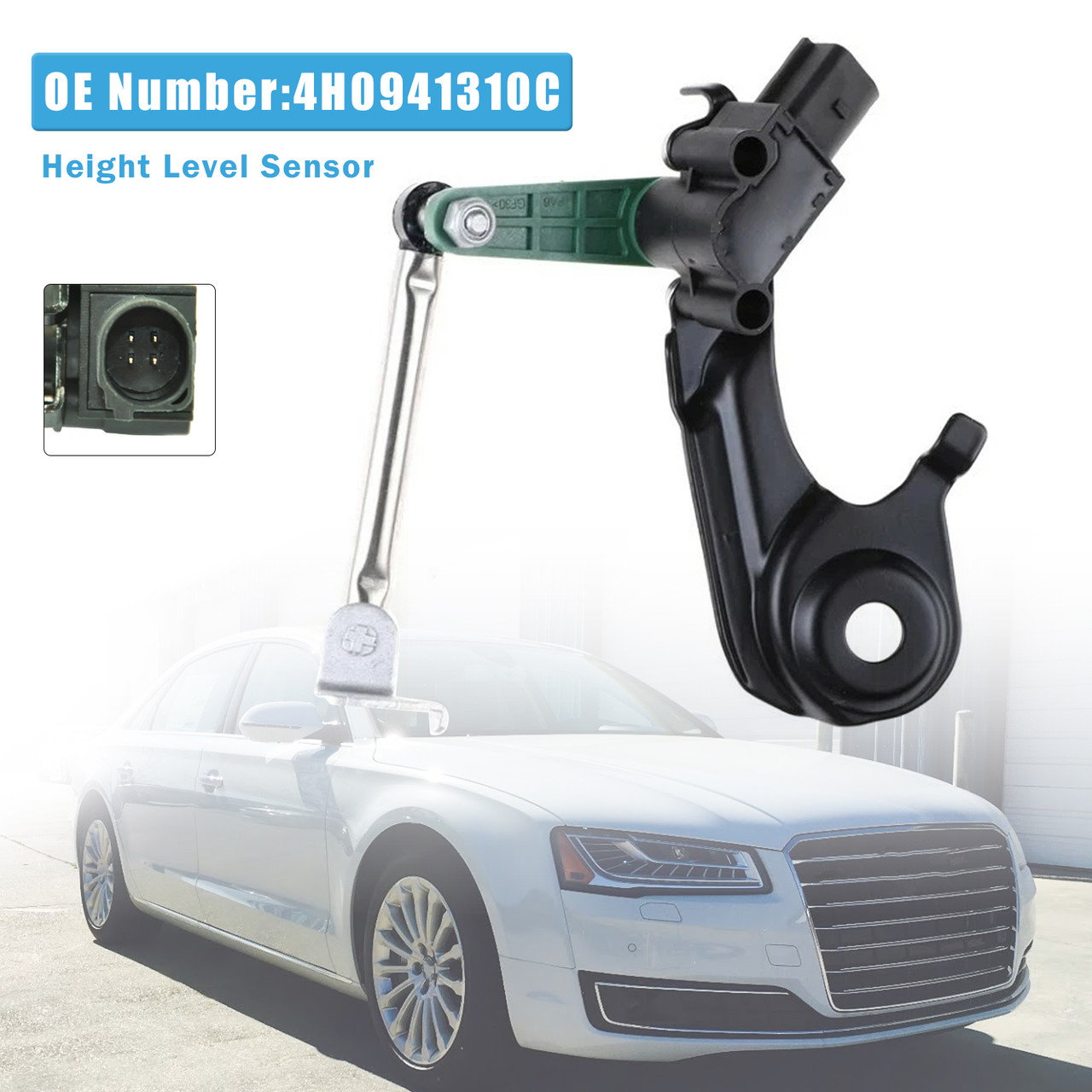 2013-2017 Audi S6 S7 S8 Rear Right Air Suspension Height Sensor 4H0941310C Generic