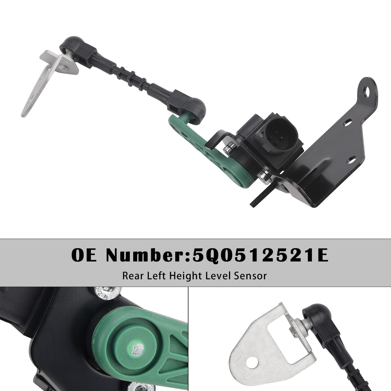 2013- Skoda OctavIa III Superb Rear Left Passenger Side Height Level Sensor 5Q0512521E Generic