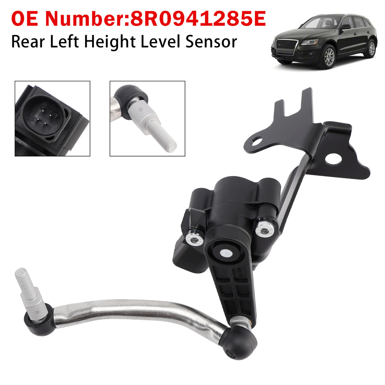 2008-2017 Audi Q5 8RB Front Left Height Level Sensor 8R0941285E Generic