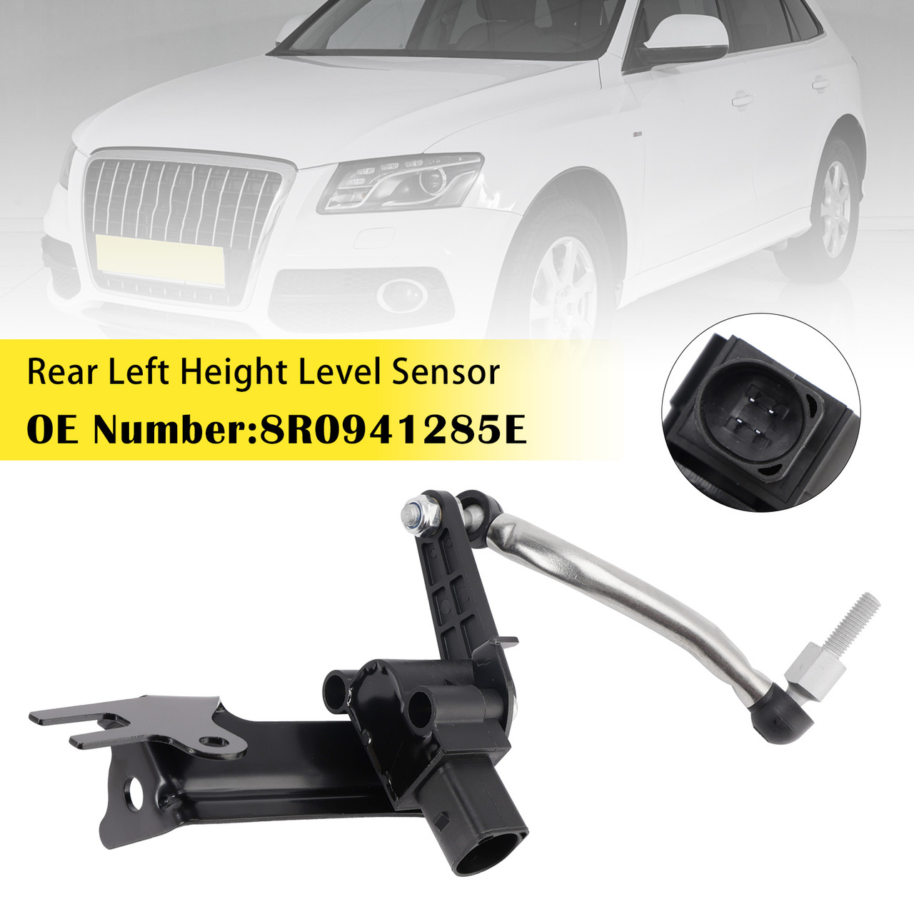2008-2017 Audi Q5 8RB Front Left Height Level Sensor 8R0941285E Generic