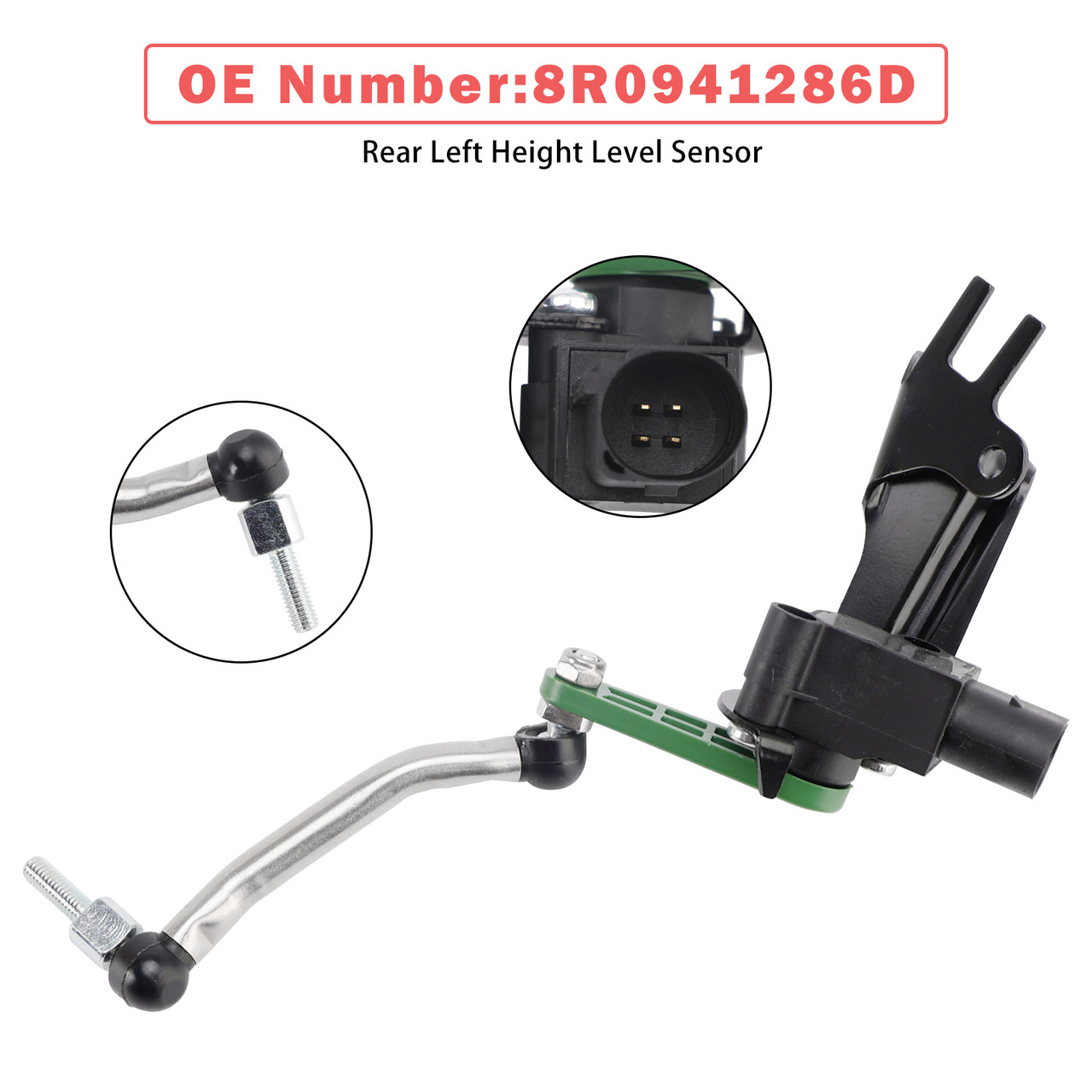 2009-2015 AUDI Q5 8RB Front Left Height Level Sensor 8R0941286D 8R0941286F Generic