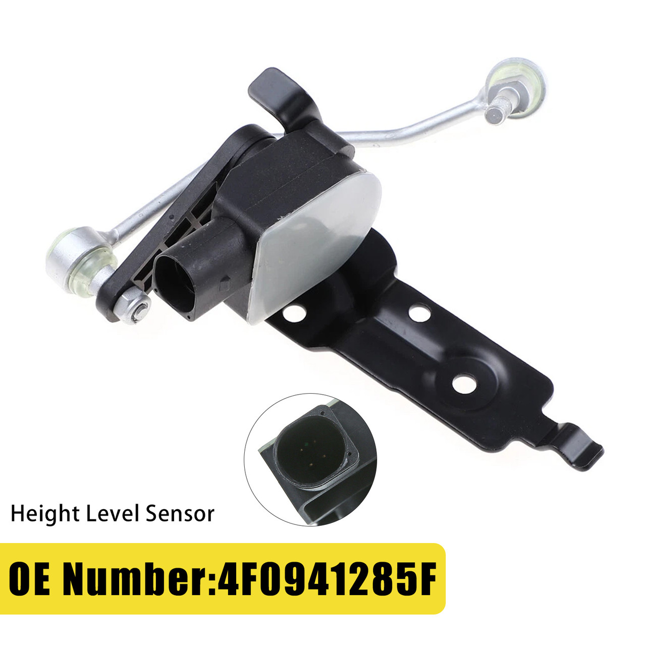 2005-2011 Audi A6 Quattro S6 Front Left Headlight Level Sensor 4F0941285F Generic