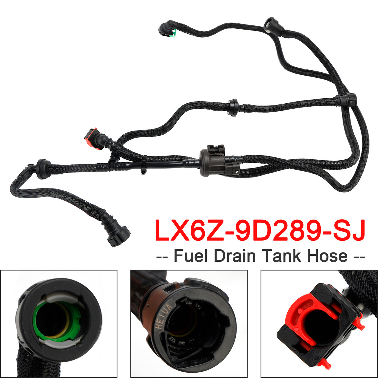2020-2025 Ford Bronco Sport Escape Fuel Drain Tank Hose LX6Z-9D289