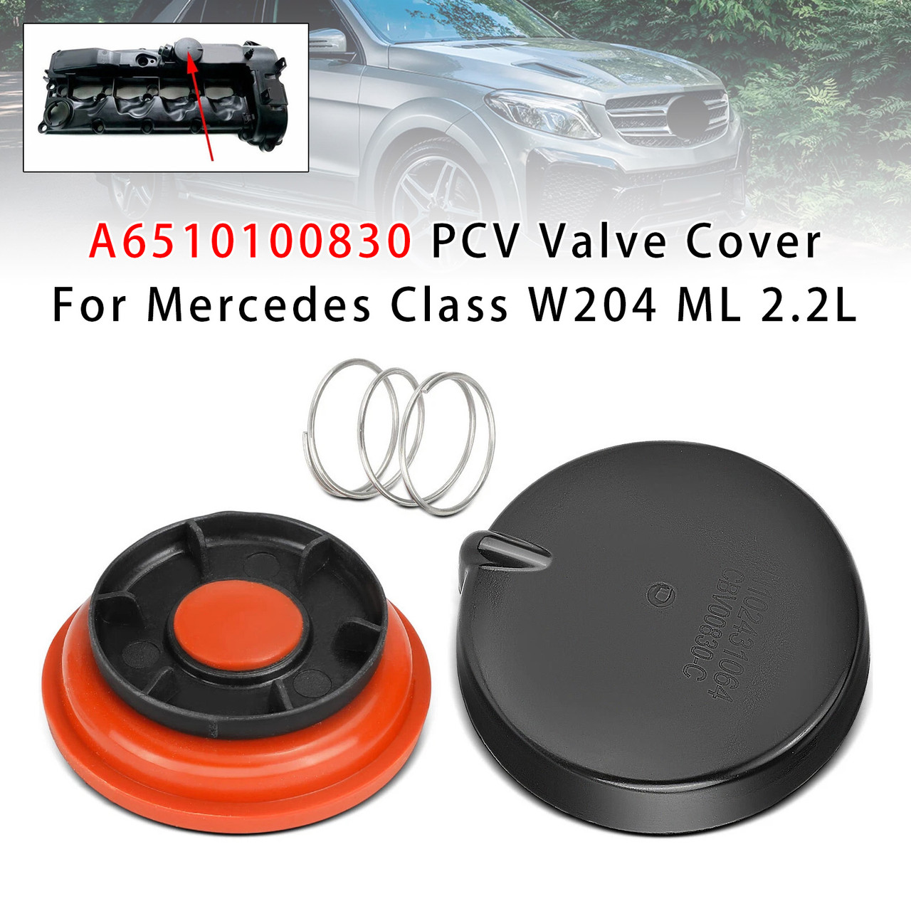 Mercedes E-class S-class GLK-class PCV Valve Cover A6510100830 Generic