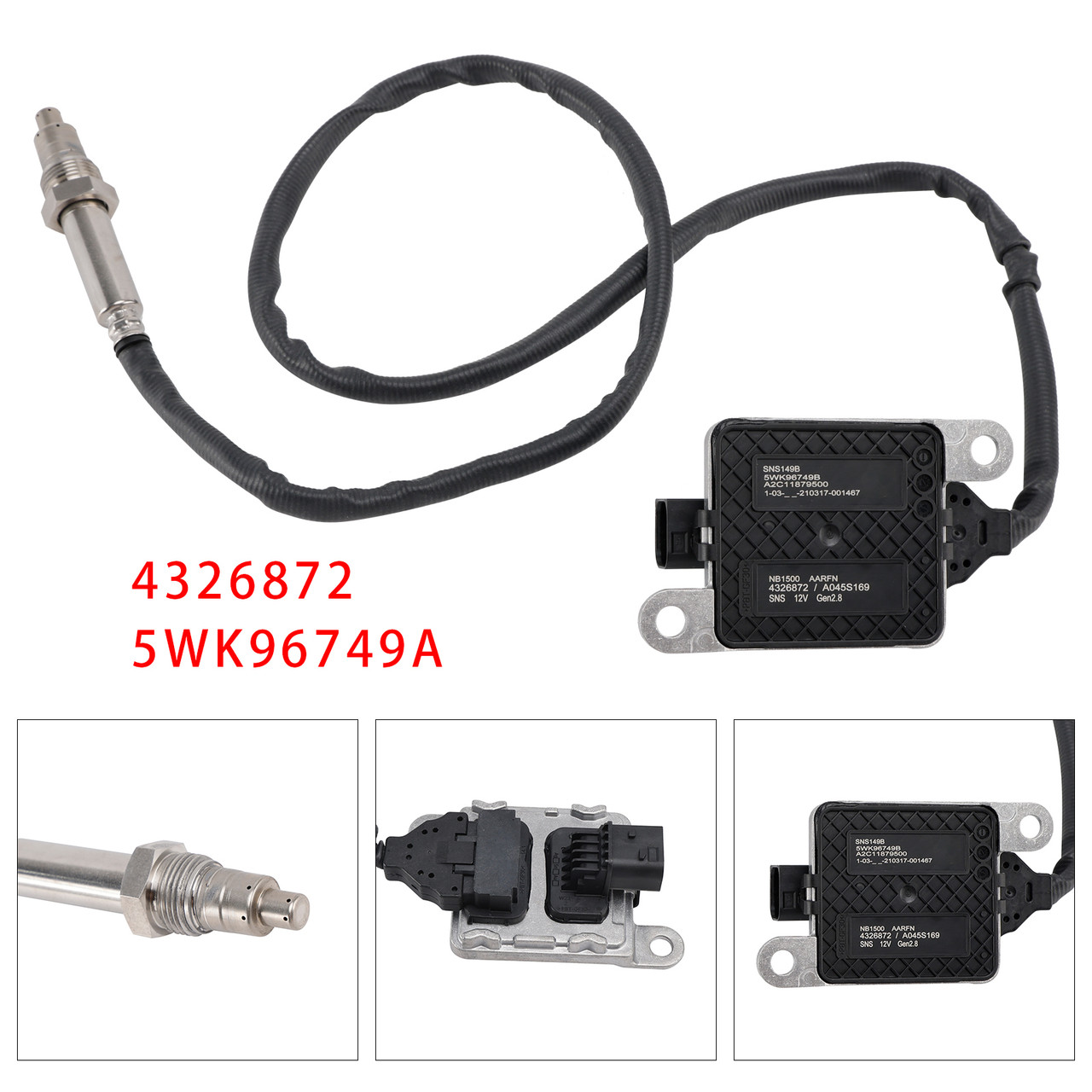 2013-2018 Cummins ISB Engine ISX 15.0L ISX 11.9L Nox Nitrogen Oxide Sensor 2872942NX Generic