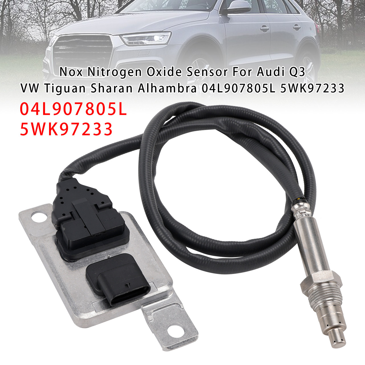 2015-2019 Seat Alhambra Nox Nitrogen Oxide Sensor 04L907805L Generic