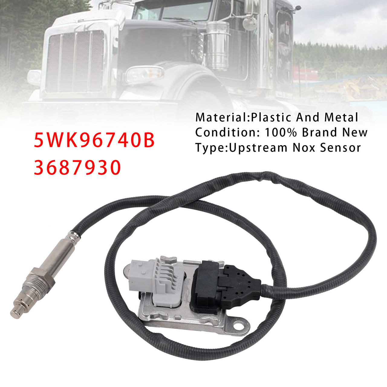 2013-2018 Cummins ISX DIESEL Upstream Nox Sensor 5WK96740B Generic