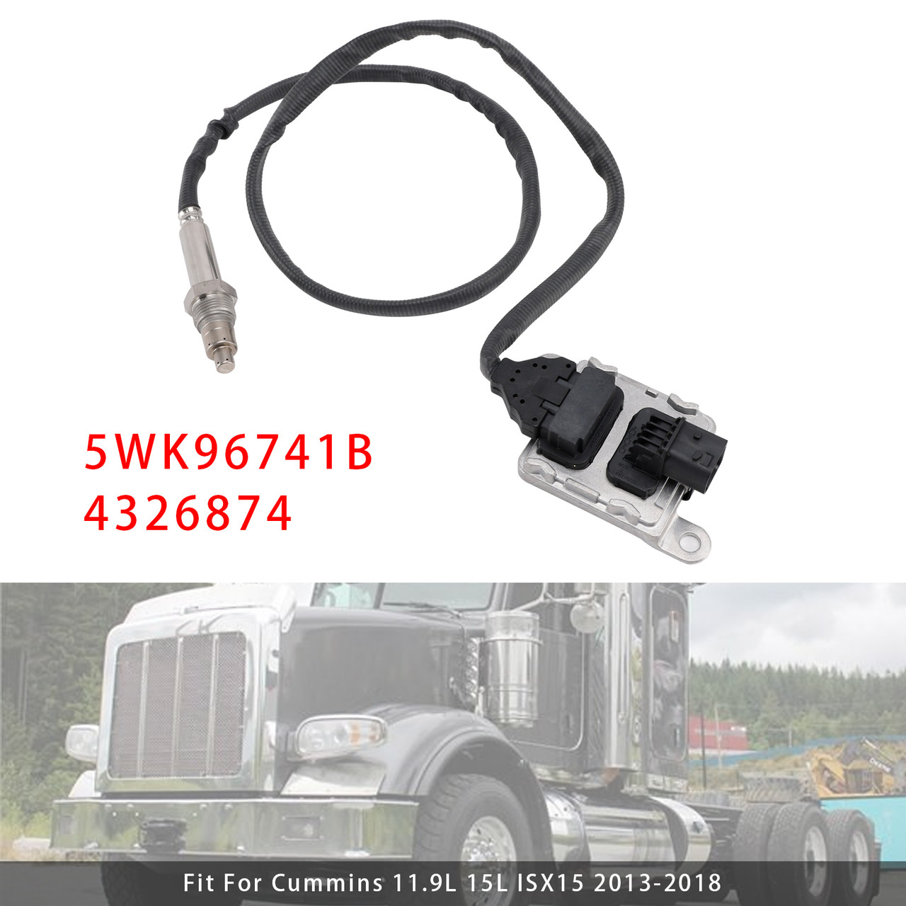 2013-2018 Cummins ISX DIESEL Downstream Nox Sensor 5WK96741B Generic