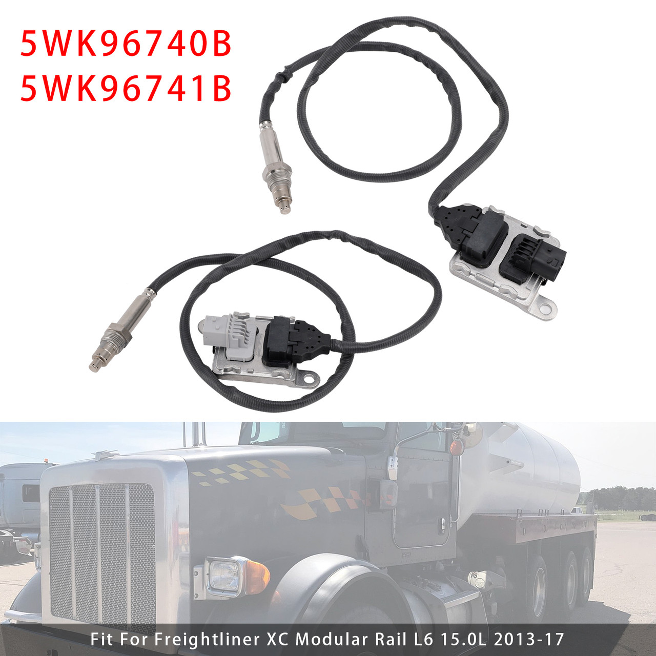 2013-2018 Cummins ISX DIESEL Kit Of Nox Sensor 5WK96740B 5WK96741B Generic