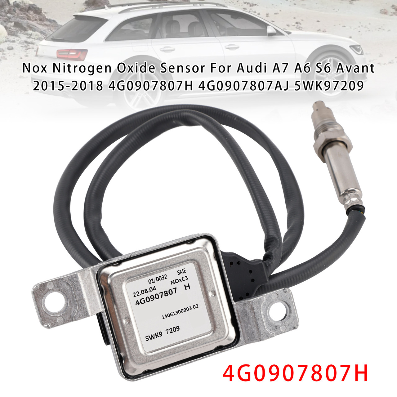 2013- Audi A6 Allroad Quattro 4G Nox Nitrogen Oxide Sensor Nox 4G0907807H 4G0907807AJ Generic