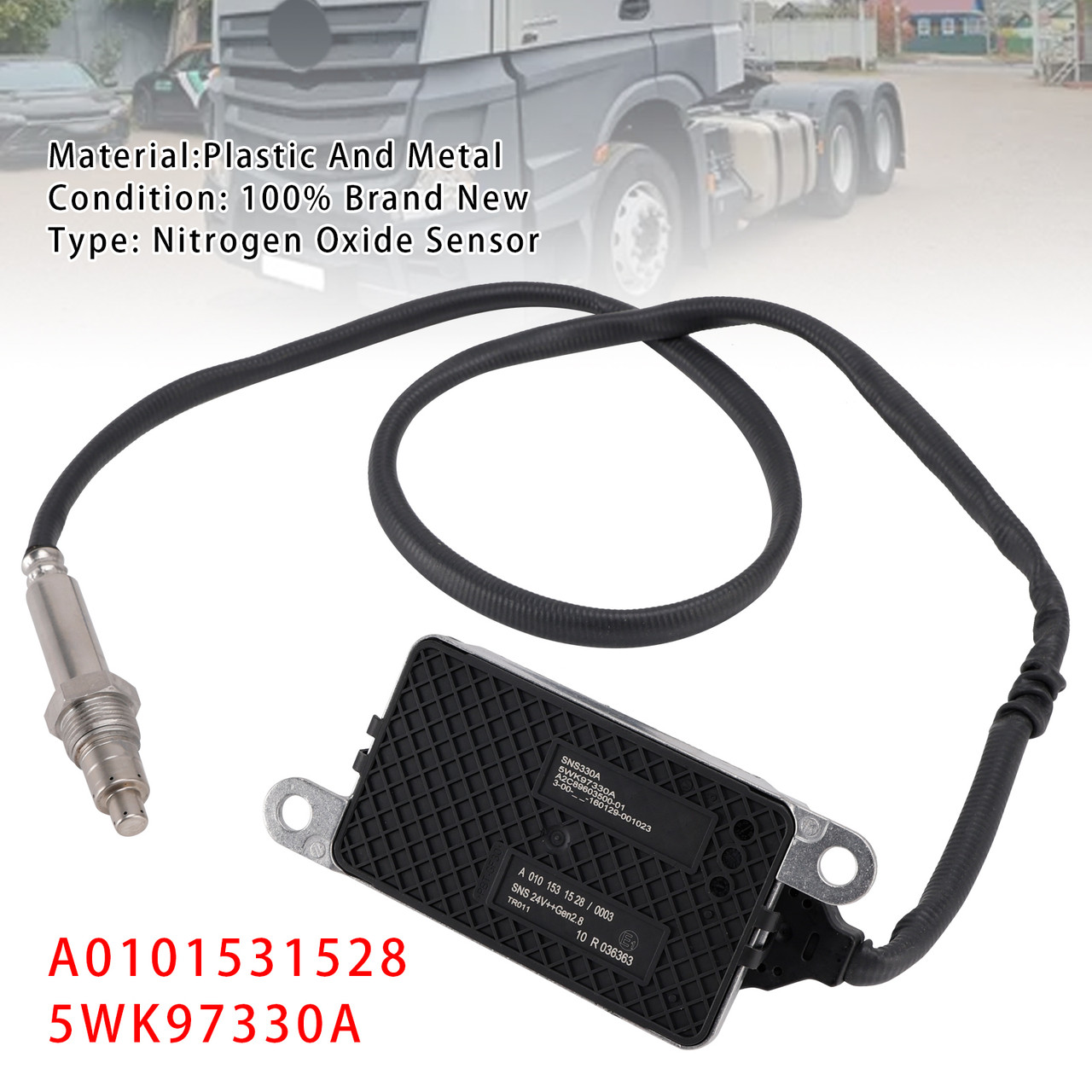 2011-2023 Mercedes-Benz Actros Nox Nitrogen Oxide Sensor A0101531528 5WK97330A Generic
