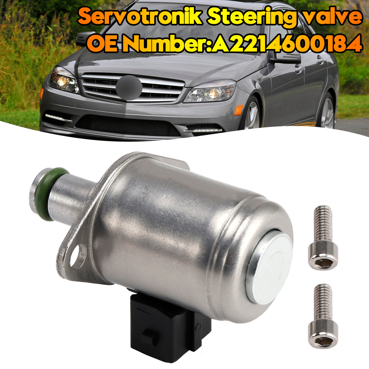 1998-2012 Mercedes Benz W212 W204 W164 W211 Servotronik Steering valve A2214600184 Generic