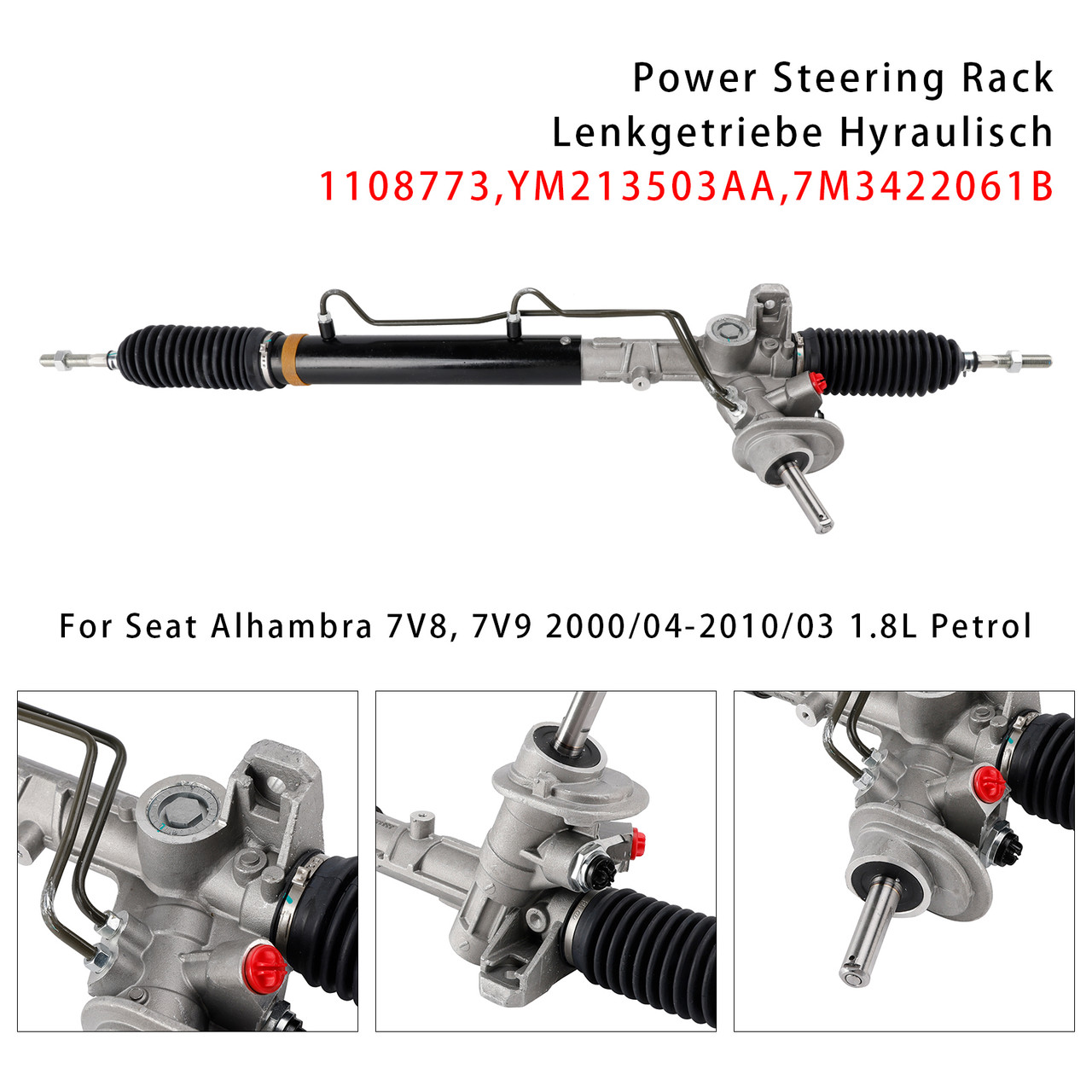 2000-2006 Ford Galaxy WGR Power Steering Rack 7M3422061B Generic