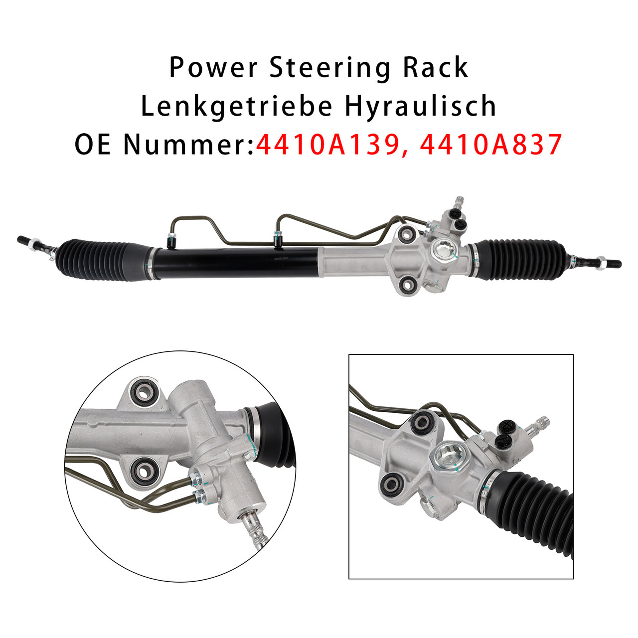 2007-2025 Mitsubishi Pajero IV V8W, V9W 3.2L Power Steering Rack 4410A139 Generic