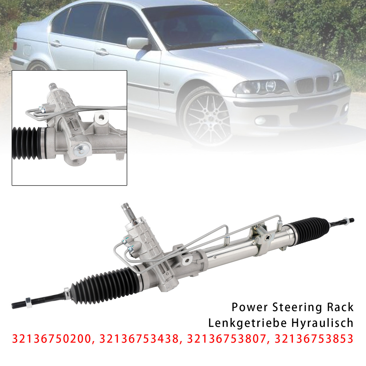 BMW 3 Touring E46 318i 320i 325i Hydraulic Power Steering Rack 4410A139 Generic