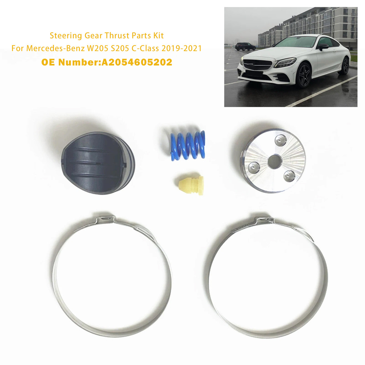 2019-2021 Mercedes-Benz W205 S205 C-Class Steering Gear Thrust Parts Kit A2054605202 Generic