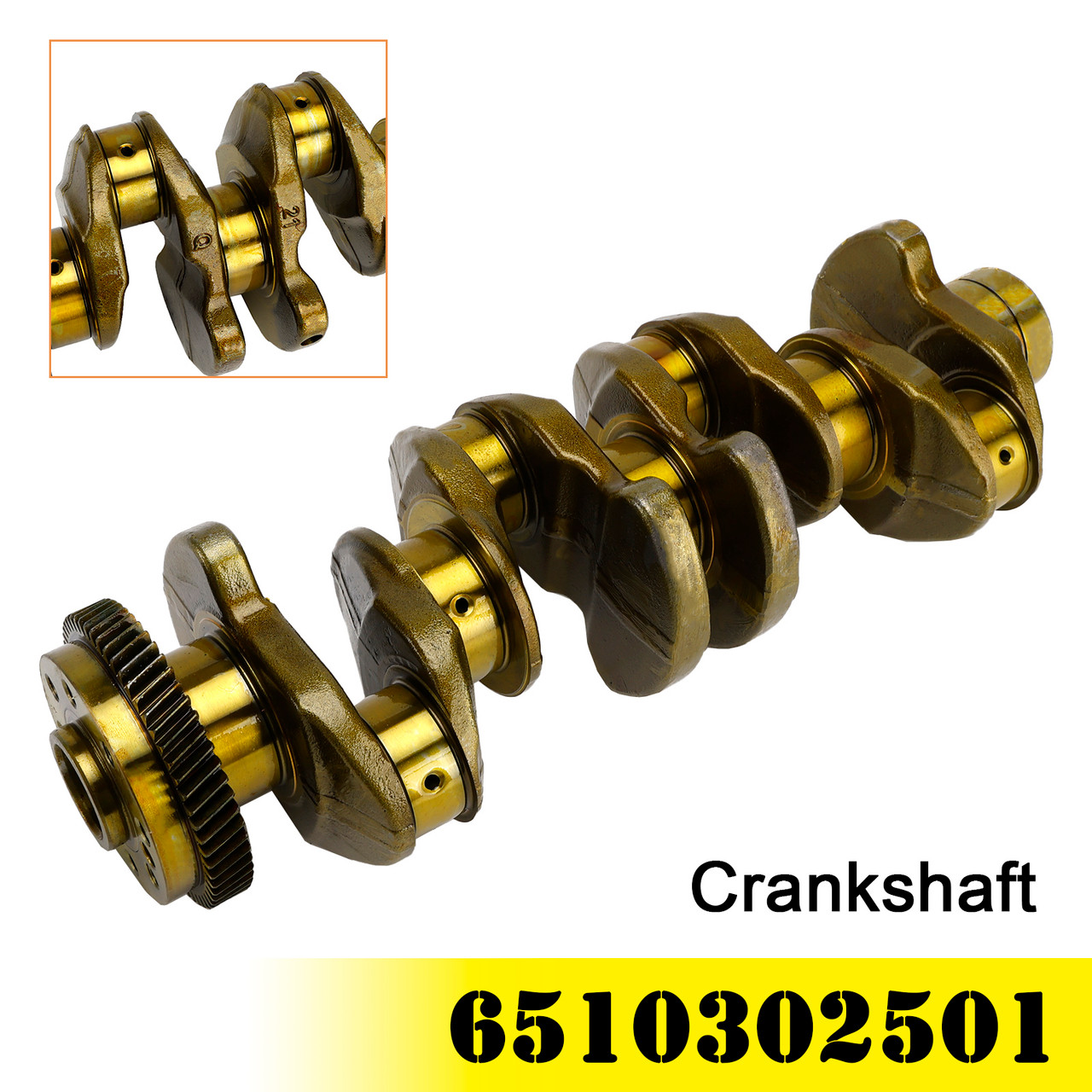 2012-2018 Mercedes A-Class W176 Crankshaft 6510302501 Generic