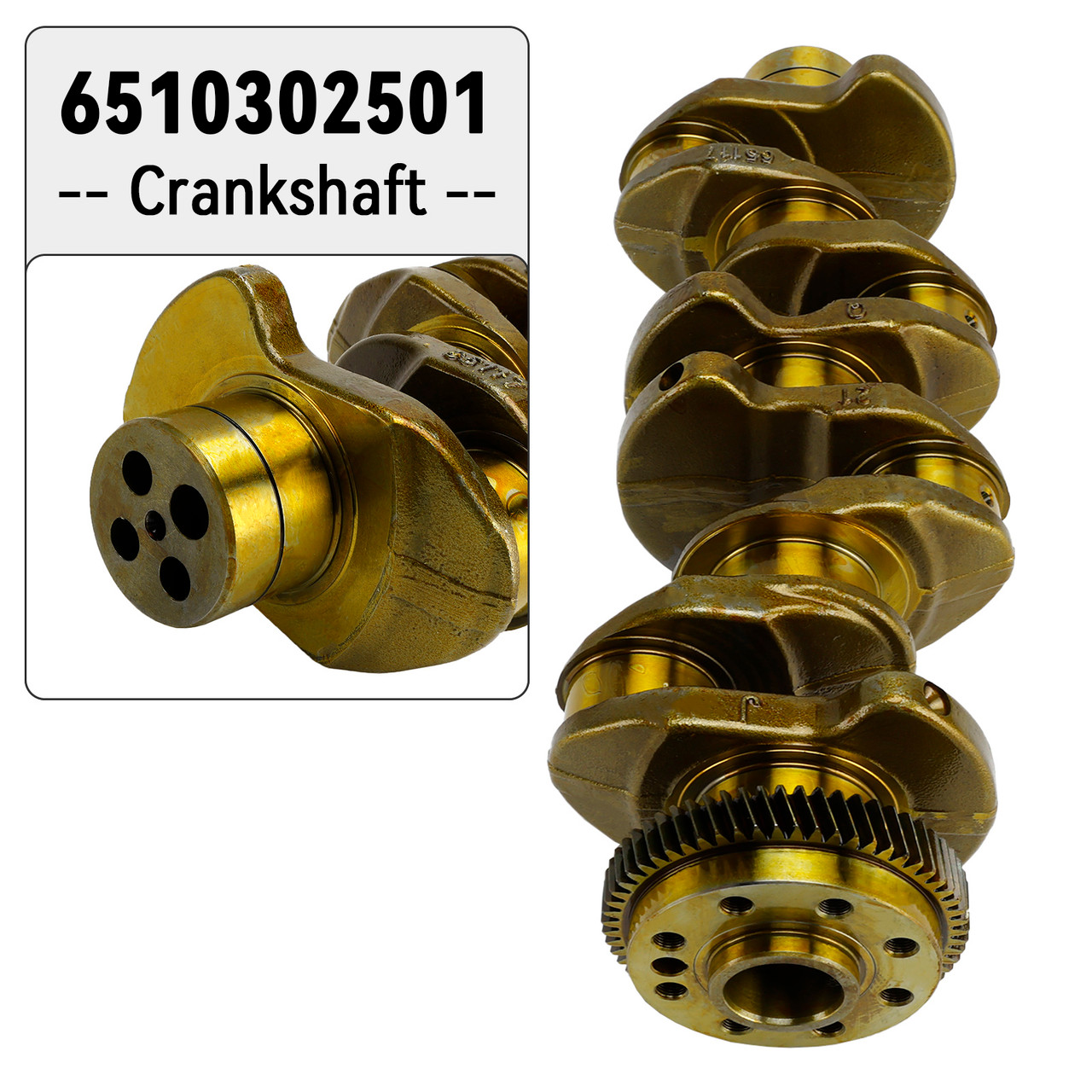 2012-2018 Mercedes A-Class W176 Crankshaft 6510302501 Generic