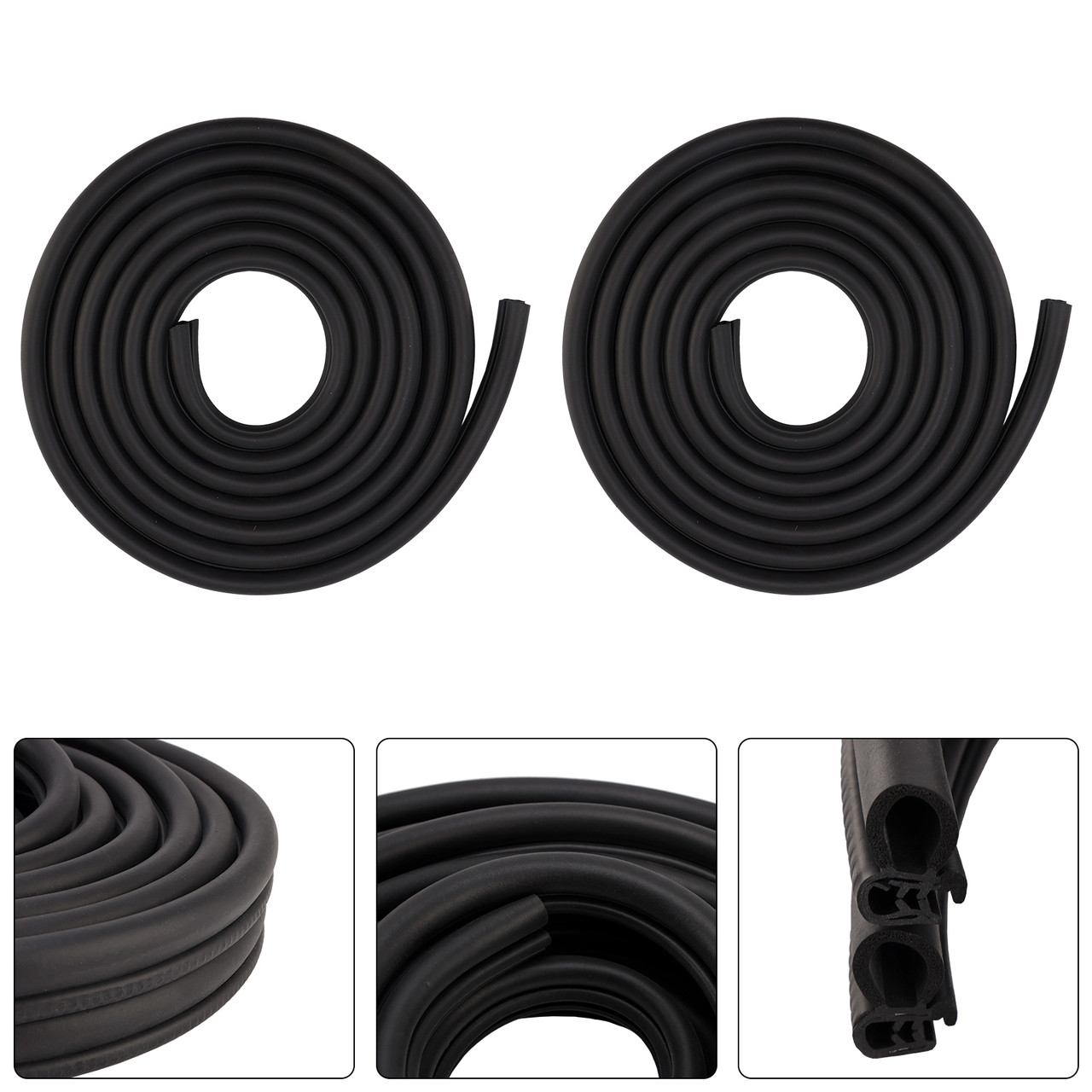 1986-2007 Peterbilt 359 370 377 379 380 2X 13.5 Ft Door Rubber Weatherstrip Seal 20-10985-644 R60-6001-650 Generic