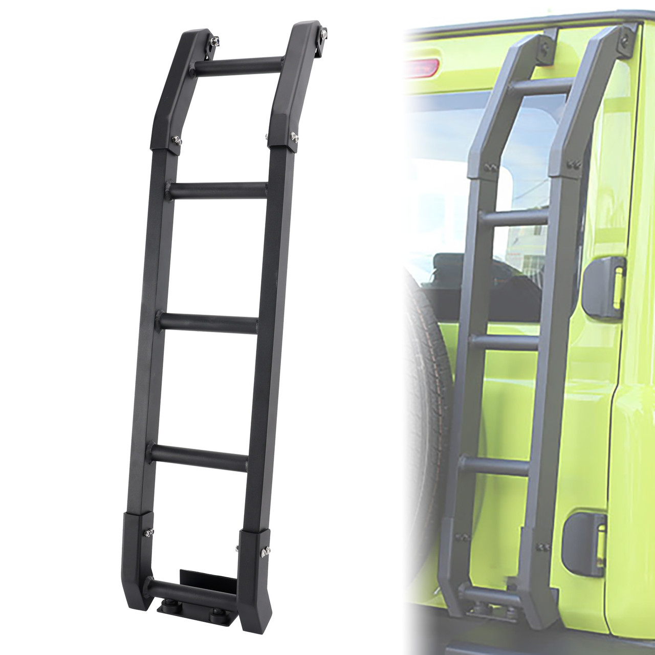 2019+ Jimny Sierra JB64 JB74 Tailgate Rear Ladder Lightweight Aluminum Generic