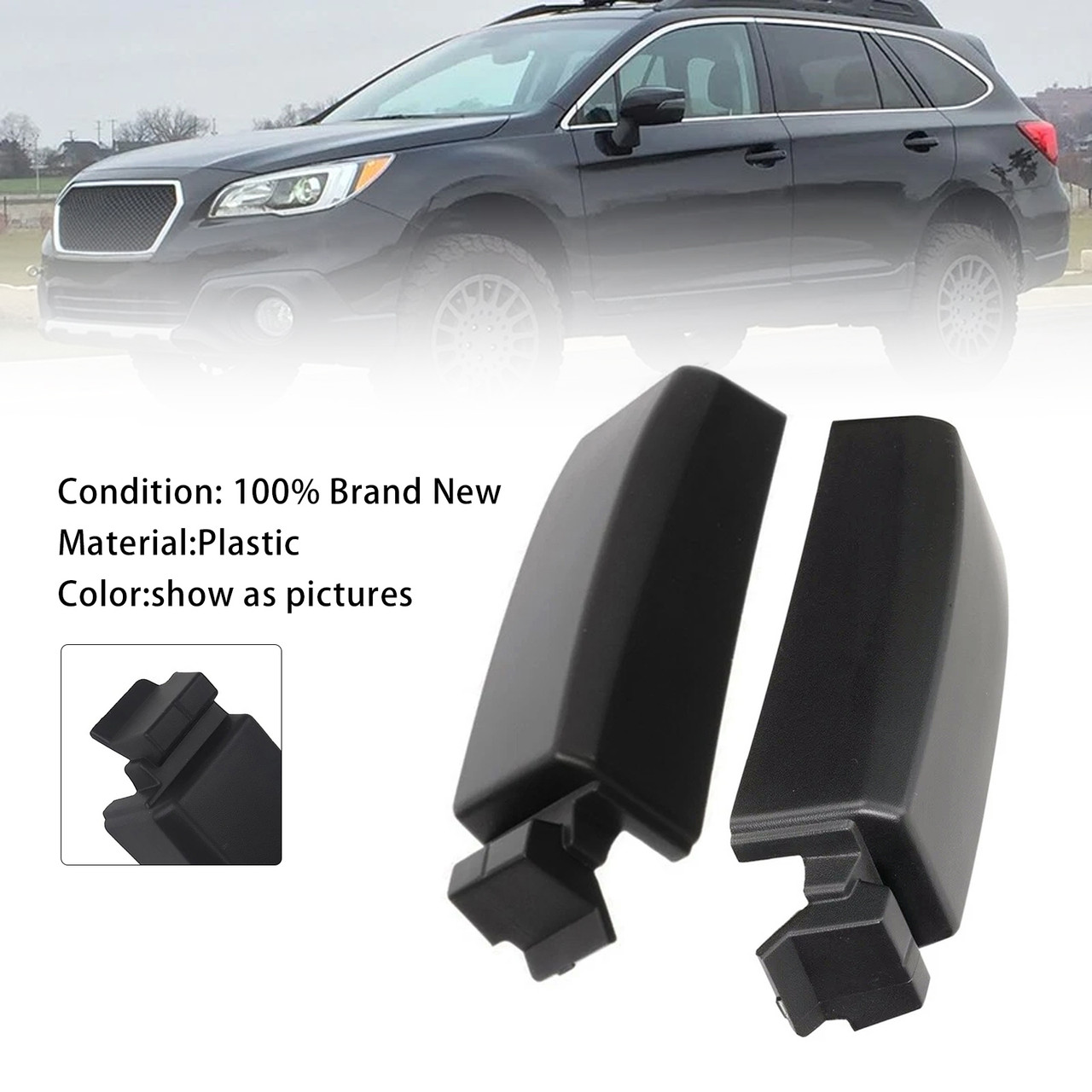 2015-2019 Subaru Outback Left/Right Rear Exterior Side Molding Trim 91112AL58A 91112AL59A Generic