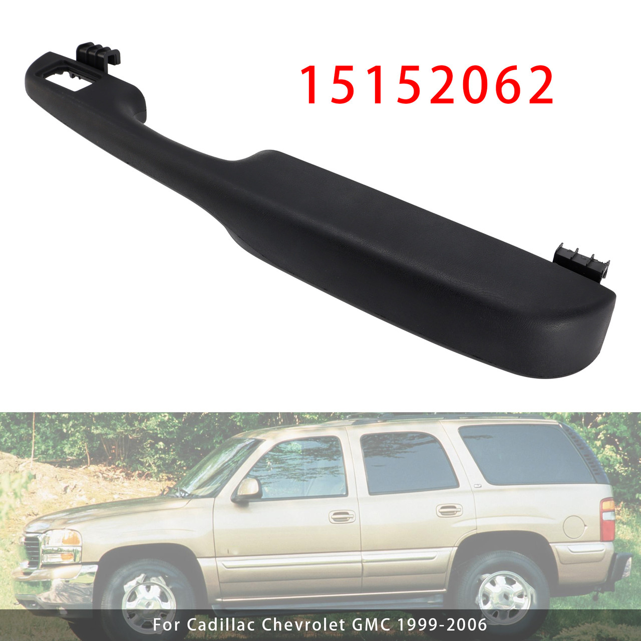 1999-2006 Cadillac Chevrolet GMC Rear Right Door Handle Armrest 15152062 Generic
