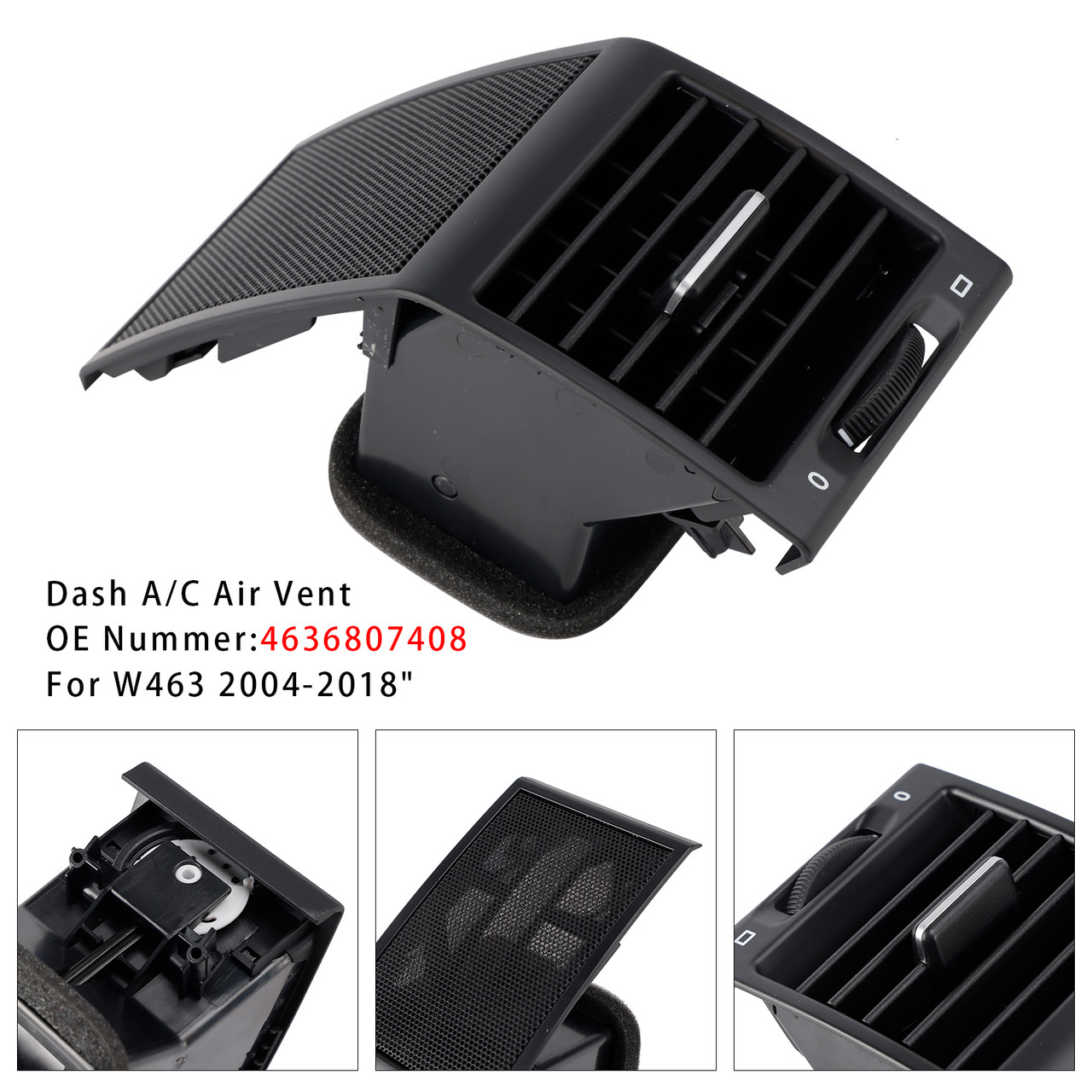 2004-2018 Benz G Class W463 Left/Right Dash A/C Air Vent 4636807408 Generic