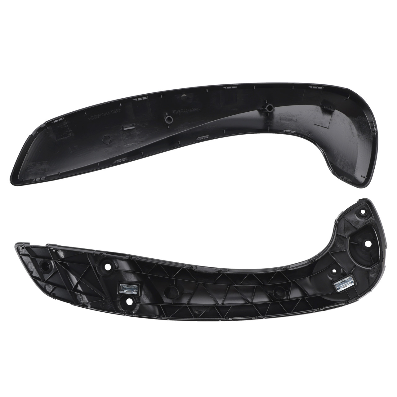 2008-2016 Renault Megane 3 Front Left Inner Door Handle Base+Cover Set Black Generic