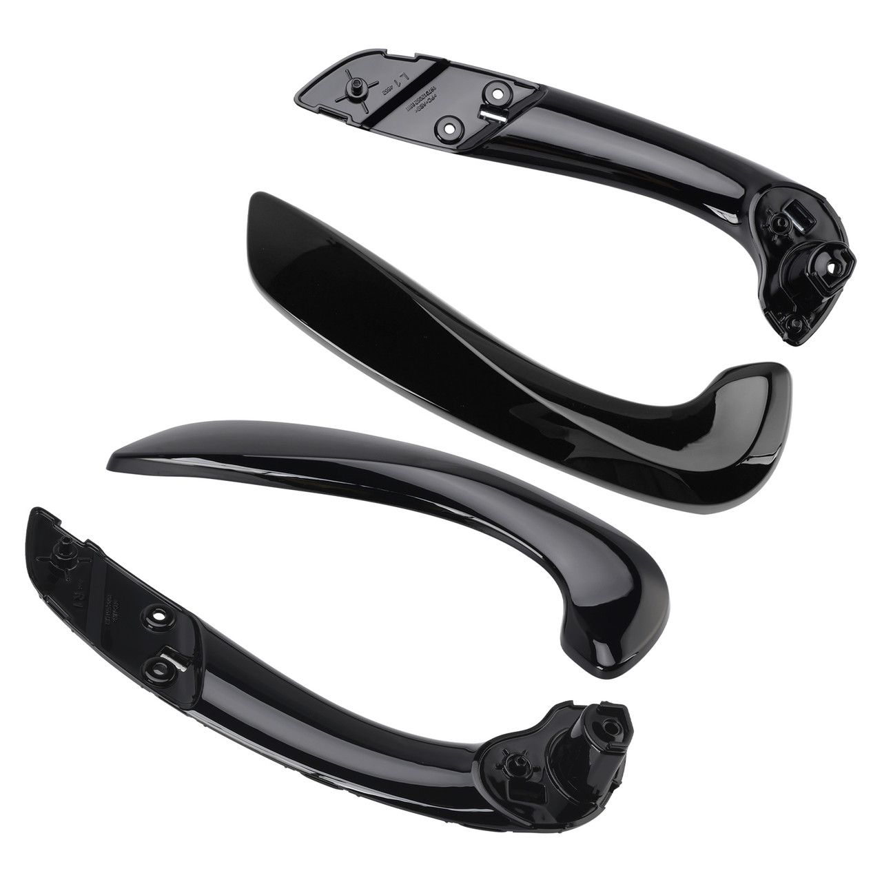 2008-2016 Renault Megane 3 Front Left+Right Side Inner Door Handle Base+Cover Set Generic